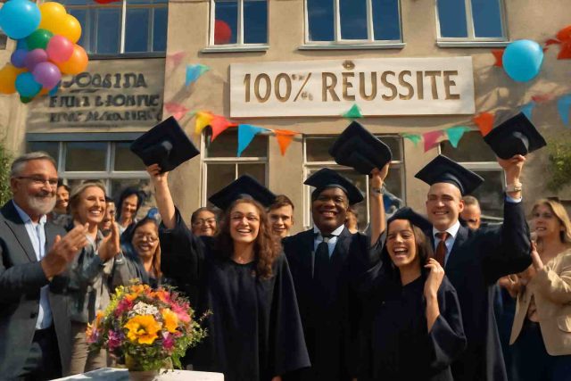Oullins-Pierre-Benite-Celebration-exceptionnelle-au-college-Marcel-Pagnol-avec-un-taux-de-reussite-parfait-de-100-lors-de-la-remise-des-diplomes-640x427 Le ministre de l'Éducation propose une journée mensuelle sans écrans pour combattre l'addiction numérique