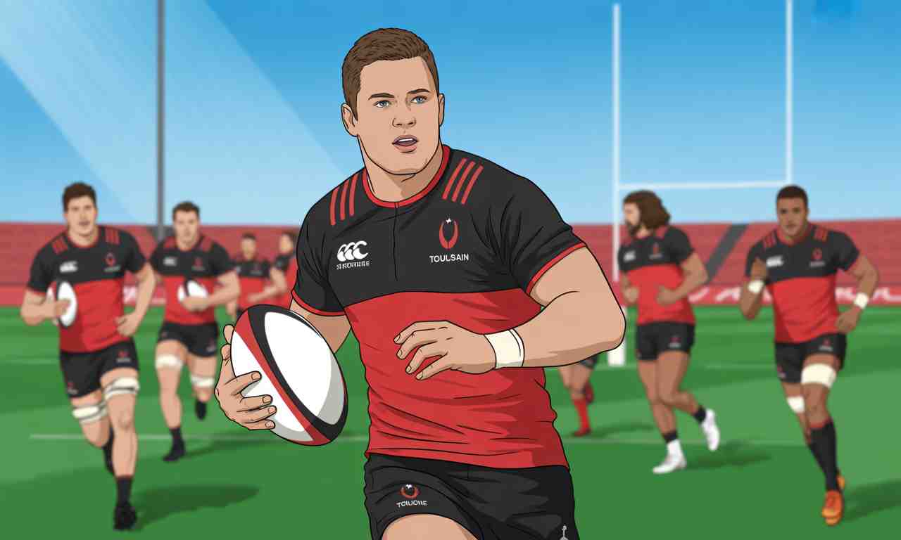 antoine dupont marque son grand retour à l'entraînement avec le stade toulousain. découvrez les enjeux et l'ambiance autour de cette reprise attendue du demi de mêlée star du rugby français.