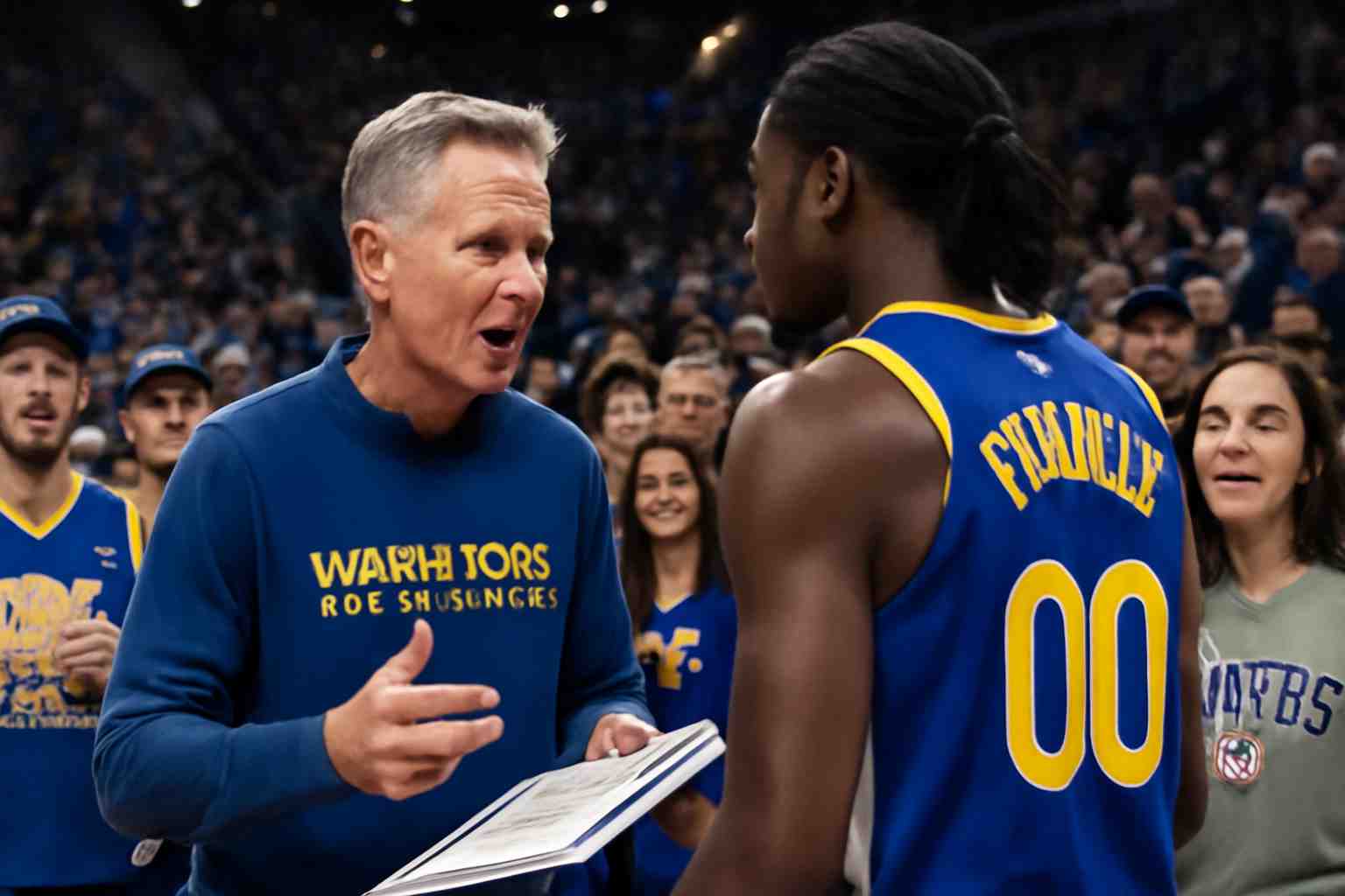 steve kerr surprend les fans en dévoilant une tactique innovante pour jonathan kuminga avant le match crucial contre les clippers. découvrez comment cette stratégie audacieuse pourrait changer la donne pour les warriors.