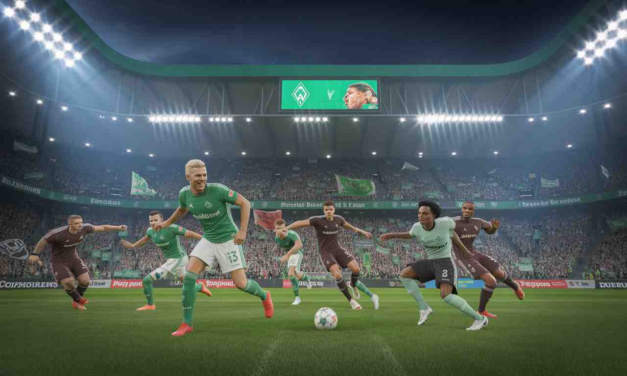 vivez en direct le match werder brême vs sankt pauli pour la saison bundesliga 2025-2026. résumés, temps forts et score en temps réel sur l'équipe.