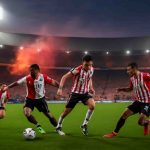 vivez en direct le match de l'eredivisie 2025-2026 entre feyenoord rotterdam et psv eindhoven. scores, statistiques et temps forts à suivre en temps réel sur l'équipe.