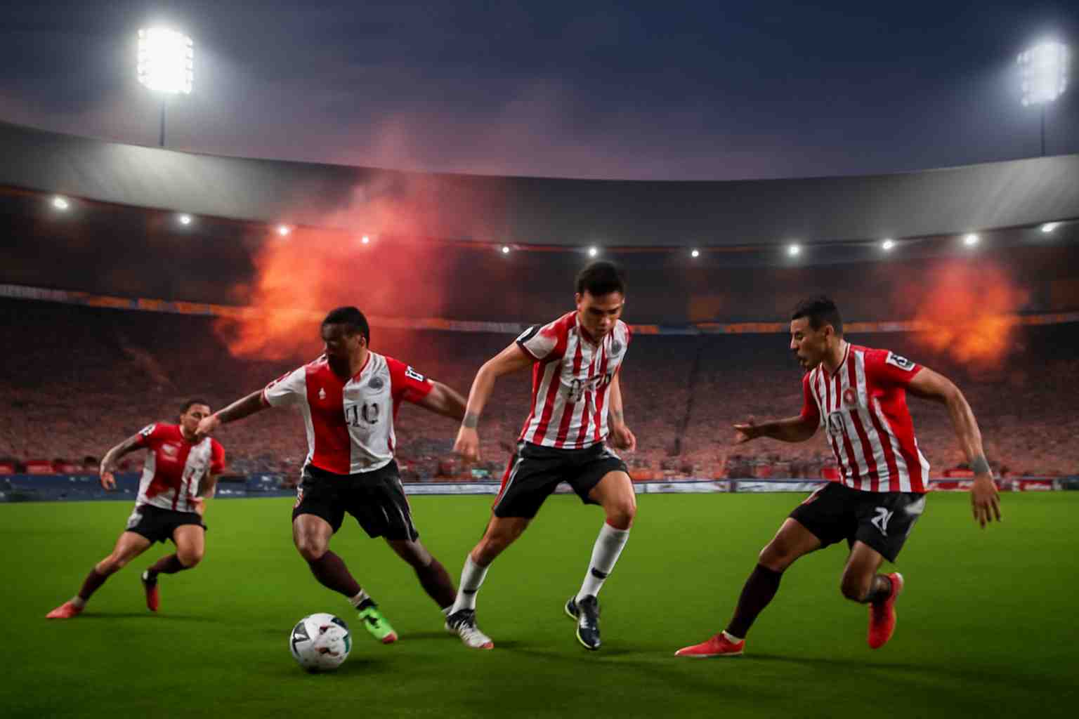 vivez en direct le match de l'eredivisie 2025-2026 entre feyenoord rotterdam et psv eindhoven. scores, statistiques et temps forts à suivre en temps réel sur l'équipe.