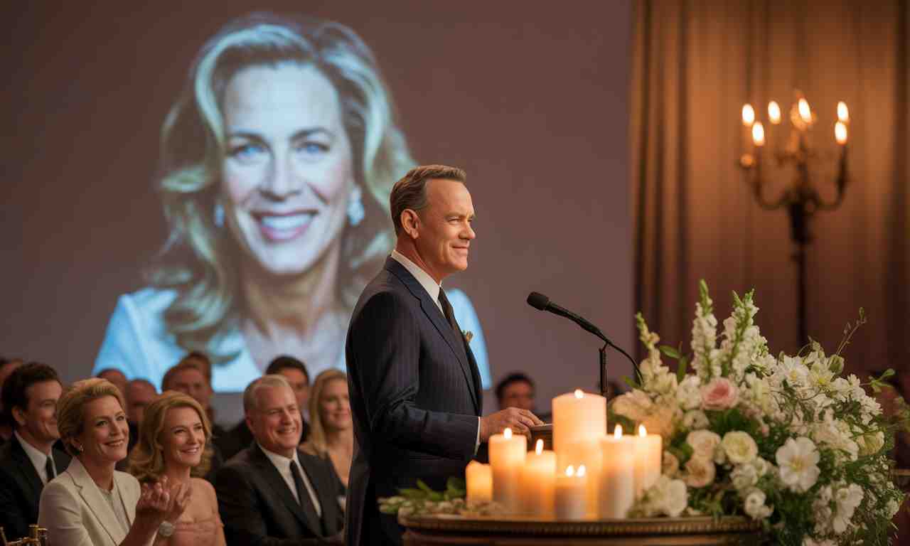 découvrez comment tom hanks a ému le public en rendant un hommage sincère et émouvant à sa femme rita wilson lors d'une célébration spéciale. un moment fort de tendresse et de complicité à ne pas manquer.