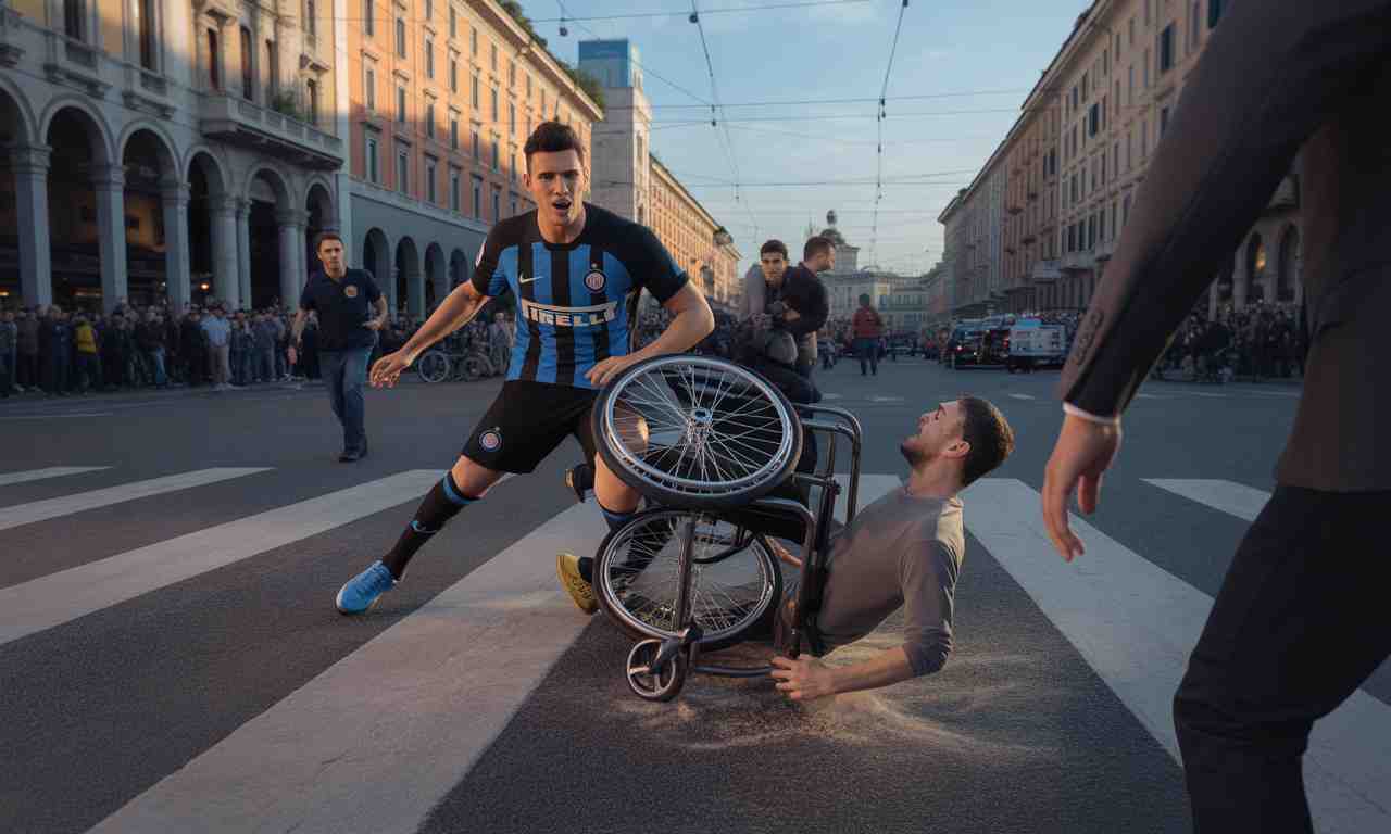 un joueur de l'inter de milan a été impliqué dans un tragique accident à milan, coûtant la vie à un homme en fauteuil roulant. découvrez les détails de ce drame qui bouleverse le monde du football.