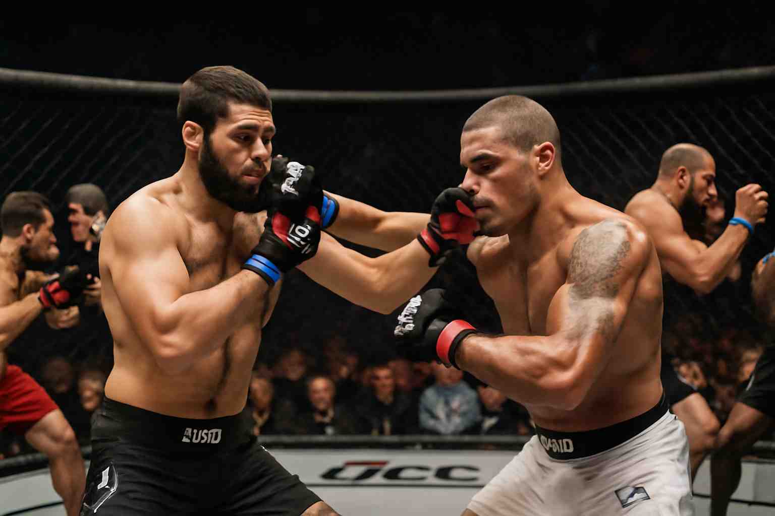 découvrez les moments forts de l'ufc 320 avec des combats spectaculaires : ankalaev vs pereira, dvalishvili contre sandhagen et prochazka face à rountree jr. analyse et résumés des affrontements du week-end sur rmc sport.