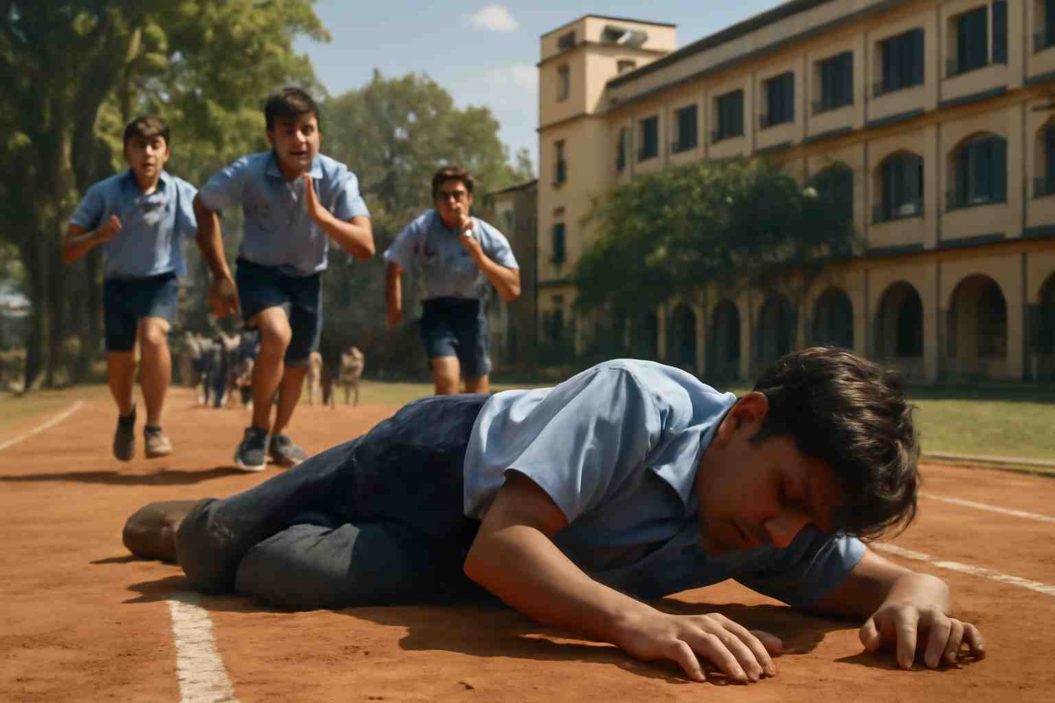 un élève de 9e année s'est effondré et est décédé lors d'une course sportive organisée dans une école de kolkata. découvrez les circonstances de ce tragique incident et les réactions de la communauté scolaire.