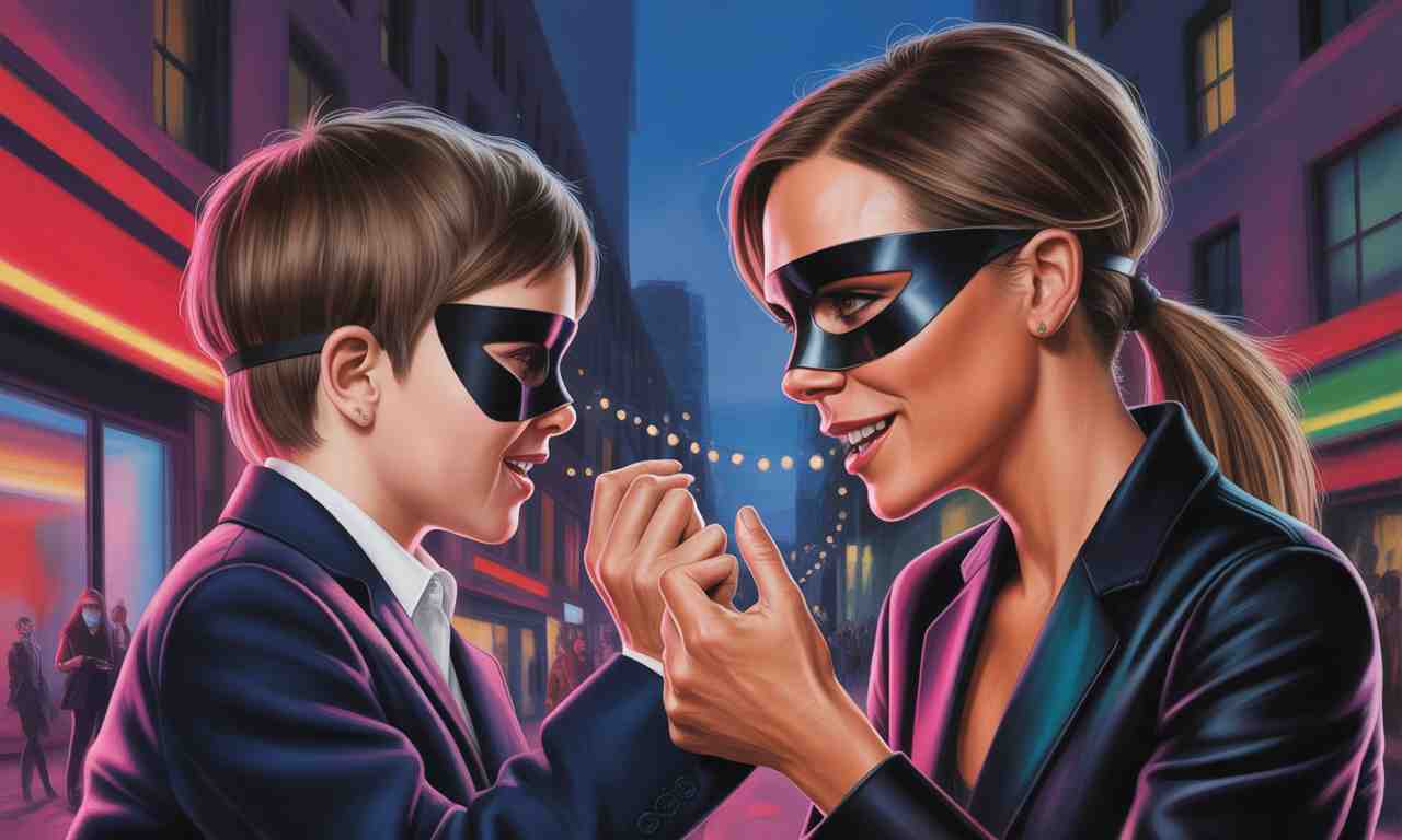 découvrez les révélations surprenantes sur la relation entre victoria beckham et son fils autour de la guerre des masques. un scandale familial qui enflamme internet et suscite de nombreuses réactions !