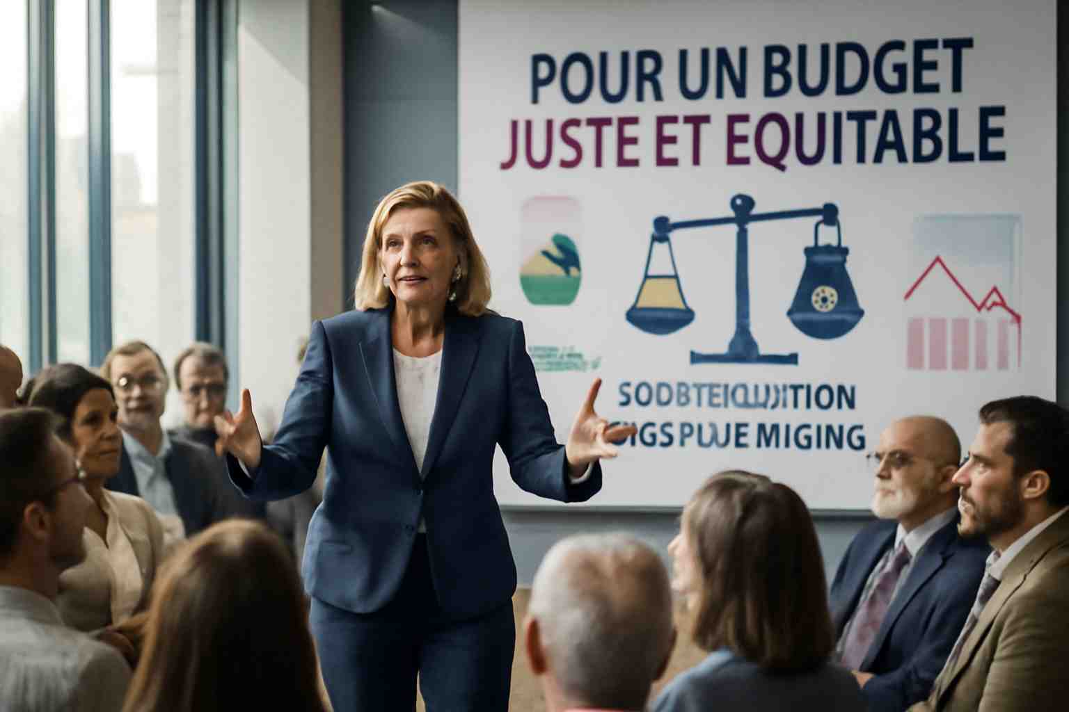 yaël braun-pivet défend l'instauration d’un budget plus juste et équitable en france, en appelant à une plus grande contribution fiscale des plus riches pour soutenir l’équilibre social et financier du pays.