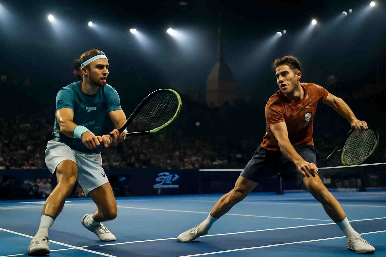 ne manquez pas le duel épique entre lorenzo musetti et taylor fritz lors des atp finals turin 2025, groupe jimmy connors, lundi 10 novembre. un choc de titans à ne pas rater !