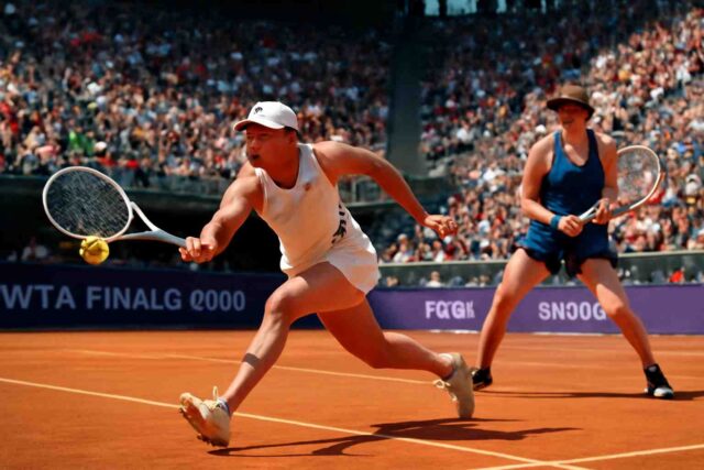 Affrontement-captivant-Iga-Swiatek-et-Elena-Rybakina-saffrontent-lors-des-WTA-Finals-2025-en-phase-de-groupes-640x427 ATP Finals : Journée marquée par la tristesse suite au décès de deux supporters