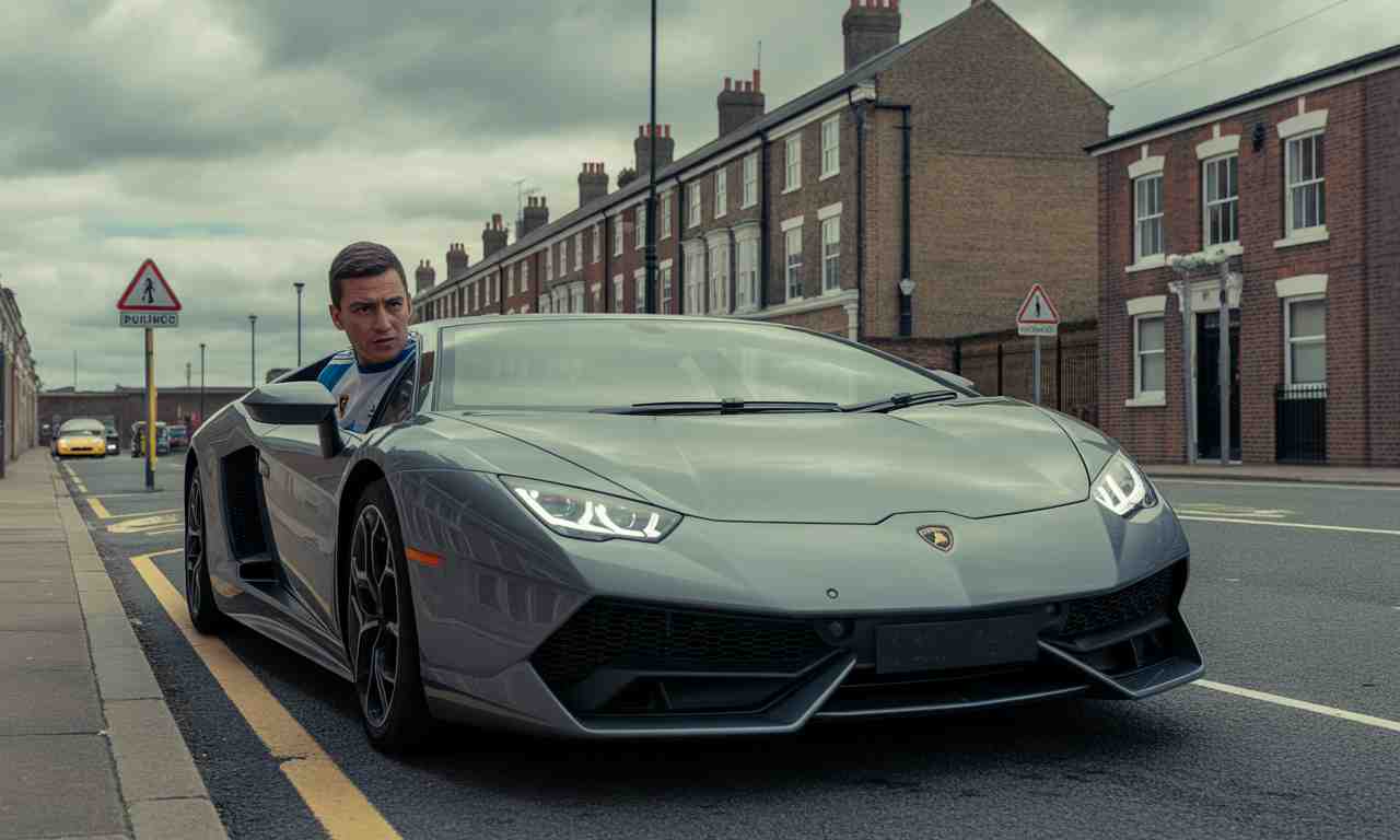 un footballeur français défraye la chronique en angleterre après avoir été surpris au volant de sa lamborghini, malgré une suspension de permis de deux ans. découvrez les détails de cette affaire qui choque le monde sportif.