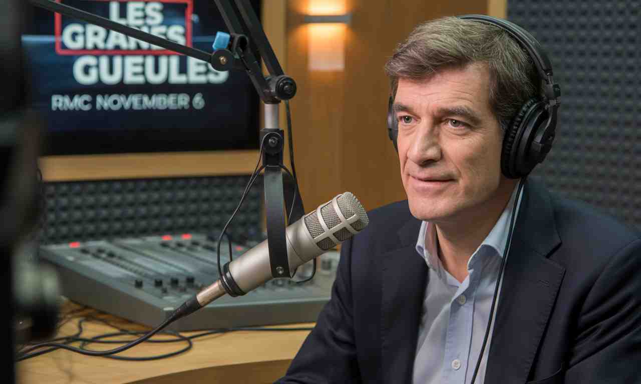 découvrez l'interview sans filtre d'arnaud montebourg chez les grandes gueules sur rmc le 6 novembre. ses opinions et analyses en toute transparence.
