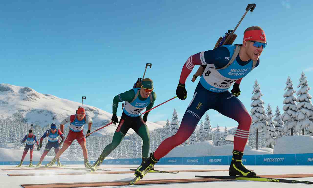 biathlon : johan-olav botn remporte le sprint de pré-saison tandis qu'eric perrot obtient la médaille de bronze, promettant une saison passionnante à venir.