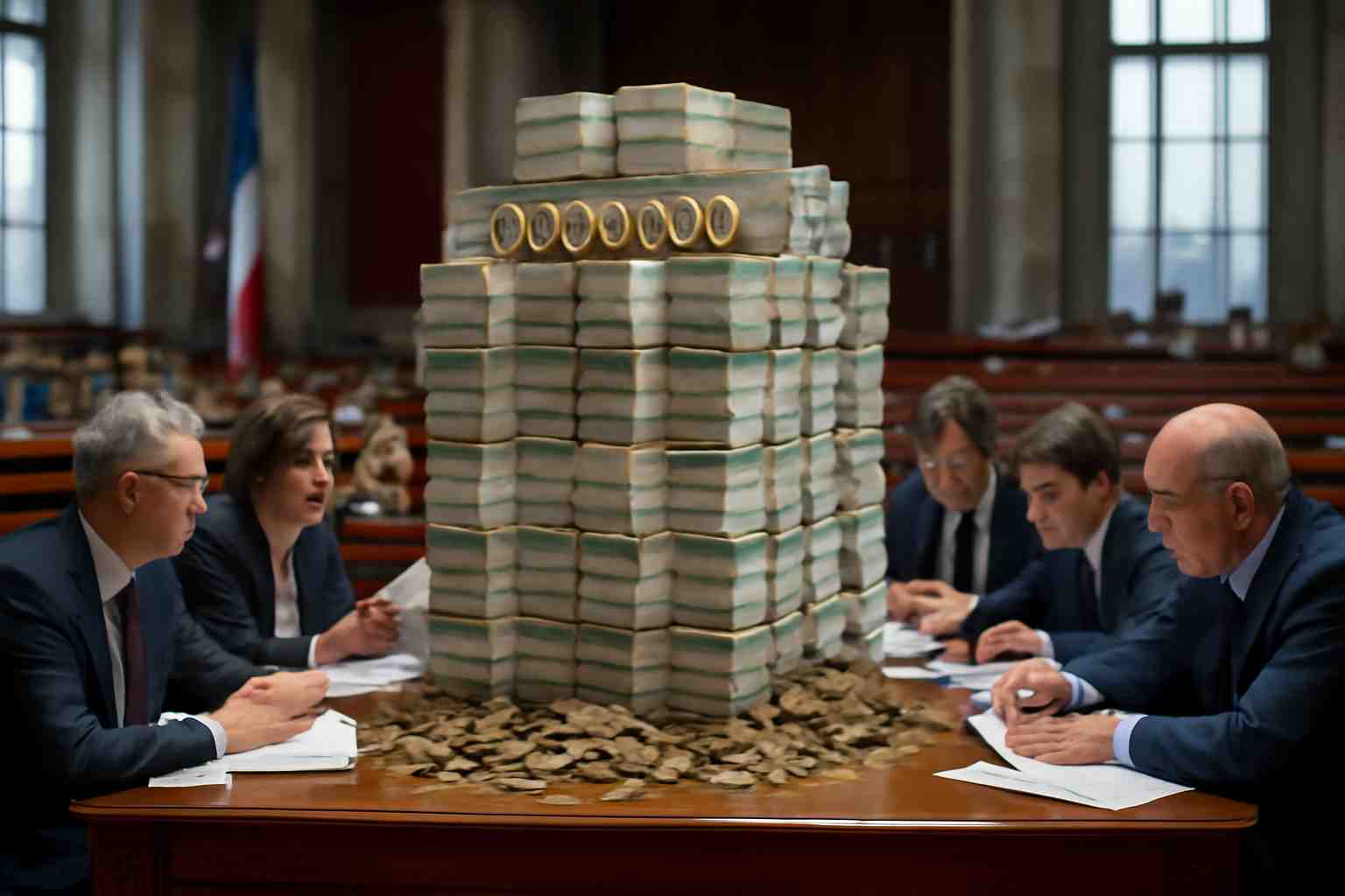 découvrez comment le budget 2026 met en lumière un héritage colossal de 9000 milliards d'euros, suscitant une nouvelle obsession parmi les députés français.