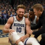 découvrez comment la blessure de domantas sabonis perturbe les fans des kings avant le match crucial contre les timberwolves et quelles sont les conséquences pour l'équipe.