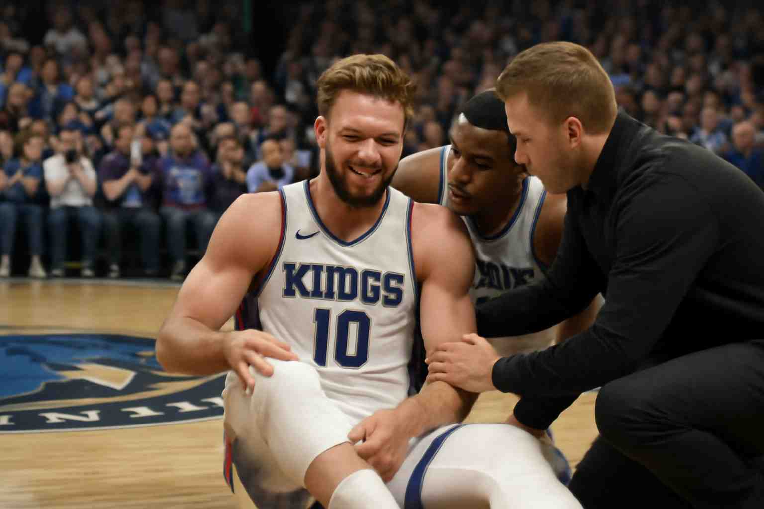 découvrez comment la blessure de domantas sabonis perturbe les fans des kings avant le match crucial contre les timberwolves et quelles sont les conséquences pour l'équipe.