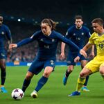 suivez en direct le match france-ukraine avec les bleus cherchant la précision pour décrocher leur qualification encore incertaine.