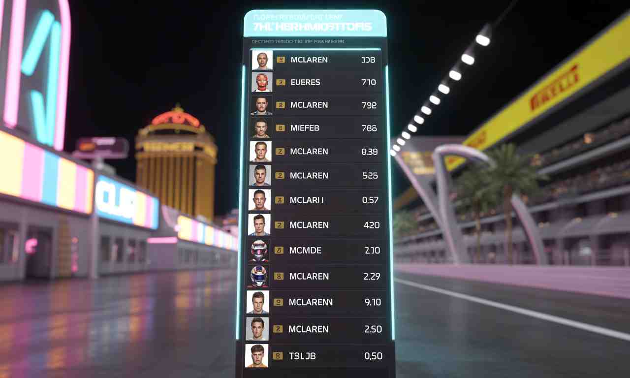découvrez le classement actualisé du championnat du monde des pilotes de f1 suite à la disqualification des mclaren à las vegas. suivez les dernières évolutions et enjeux du championnat.