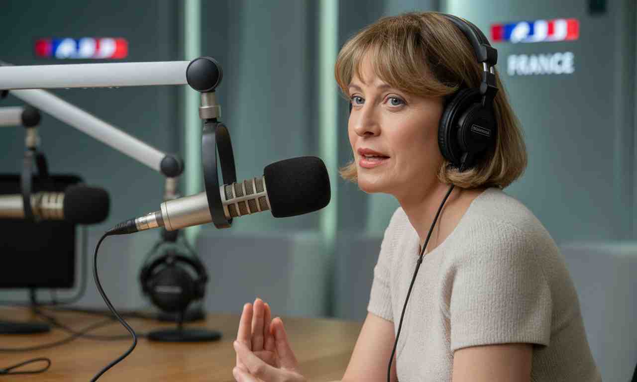 isabelle carré présente son ouvrage 'les rêveurs' lors d'une interview exclusive au micro de radio france, partageant ses inspirations et anecdotes.