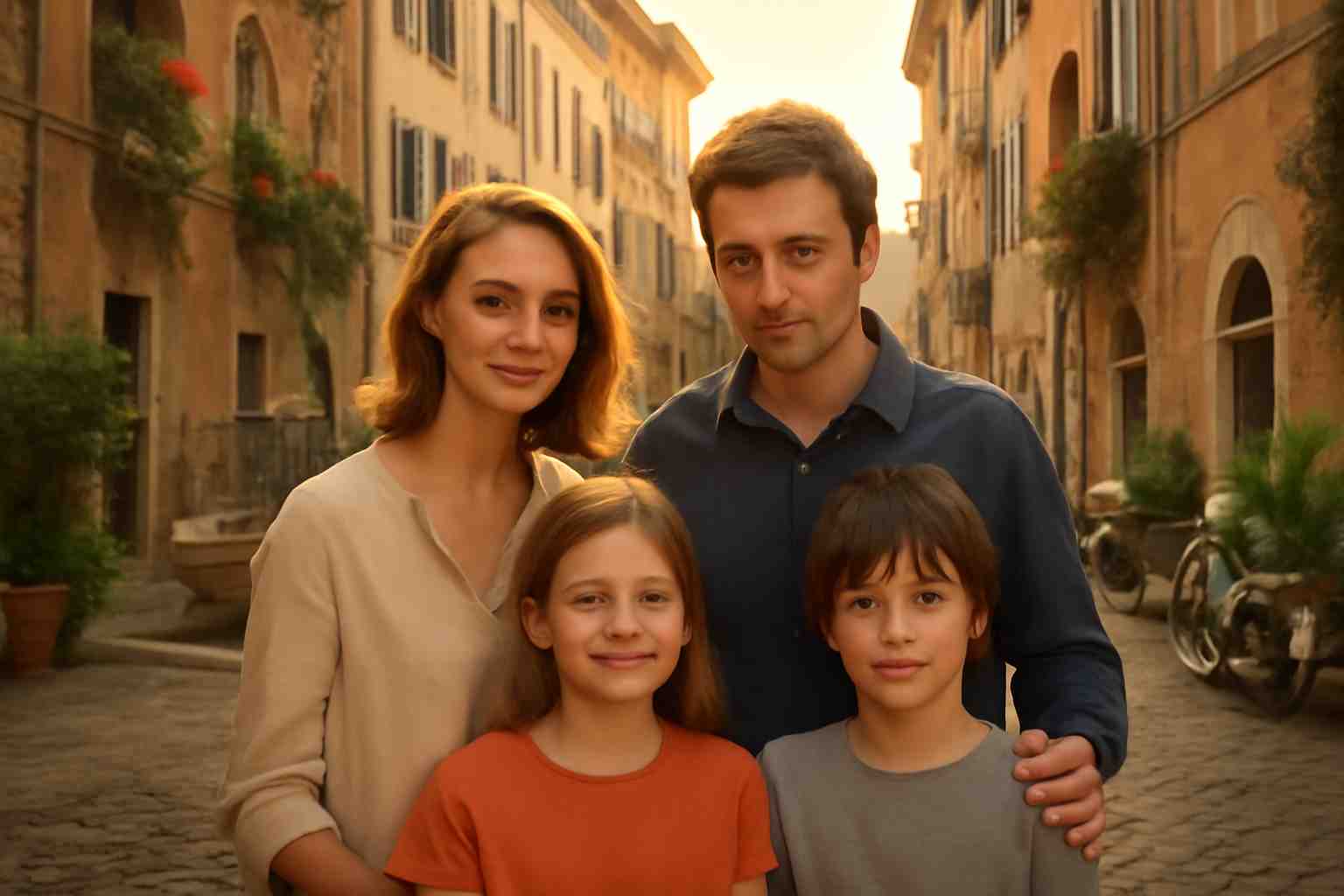 julie andrieu s'installe à rome avec sa famille, partageant les défis et émotions de ce changement de vie, dans un témoignage exclusif pour le journal des femmes.