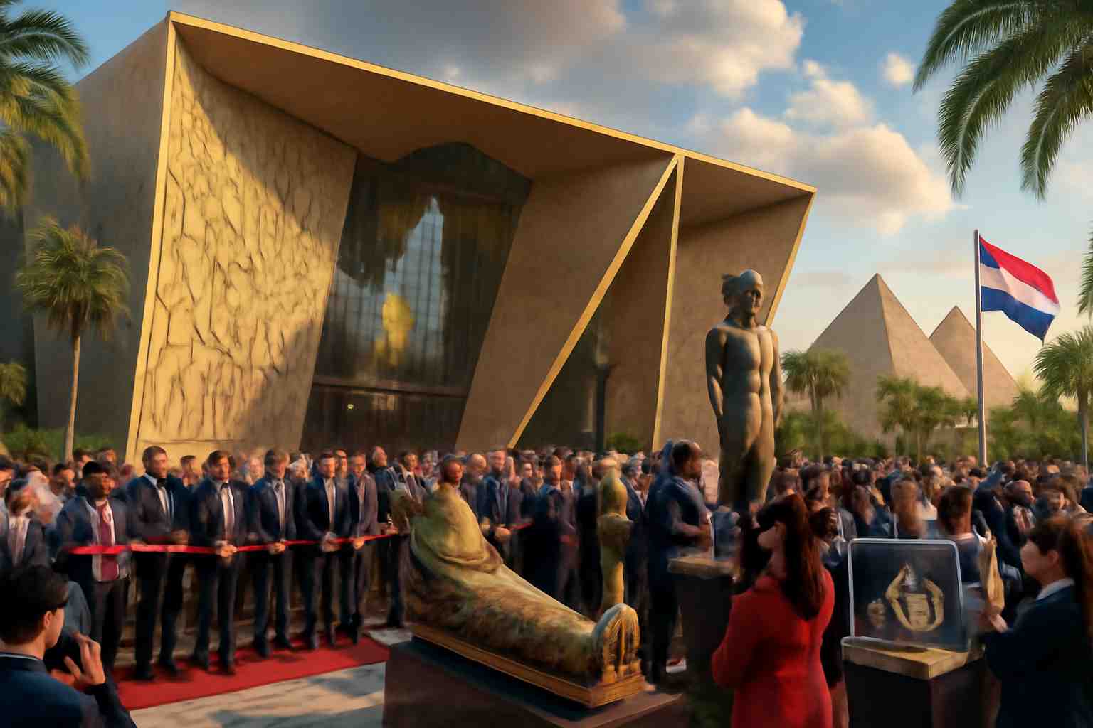 découvrez le nouveau musée archéologique d'égypte, récemment inauguré avec faste. ce site exceptionnel met en valeur des trésors antiques uniques, offrant une plongée fascinante au cœur de l’histoire égyptienne.