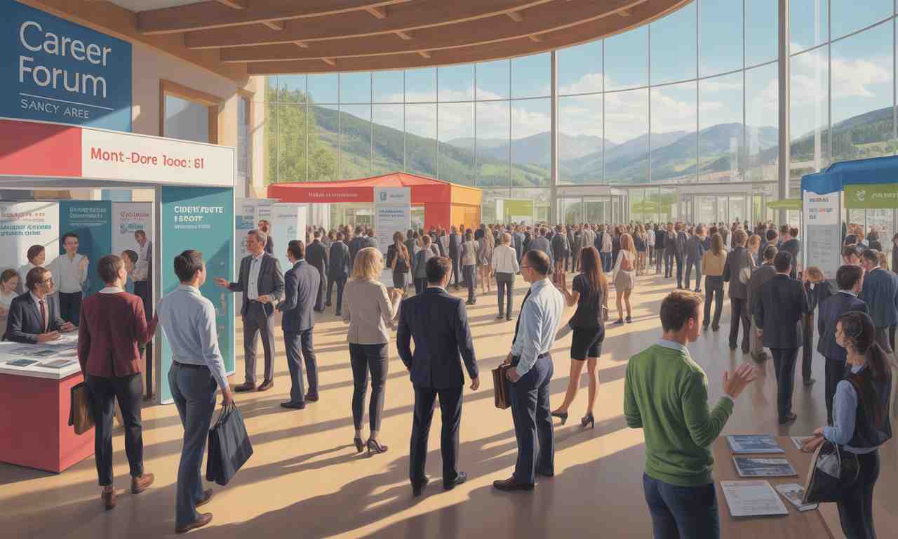 le mont-dore organise son tout premier forum des métiers dans la région du sancy, une occasion unique pour découvrir les opportunités professionnelles locales et échanger avec des experts du secteur.
