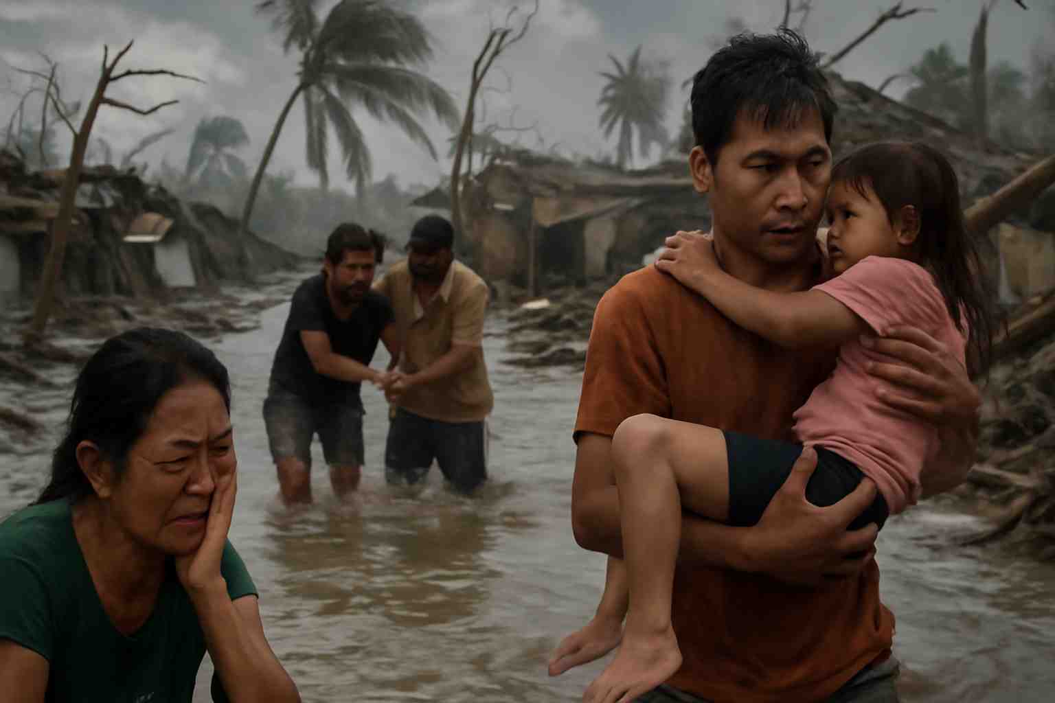 le typhon kalmaegi a frappé les philippines, causant la mort de deux personnes et laissant des milliers de sinistrés. découvrez les conséquences de ce phénomène naturel et les mesures de secours mises en place.