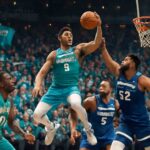 plongez au cœur du choc entre les charlotte hornets et les minnesota timberwolves ! analyse du match, enjeux, et ambiance survoltée : découvrez pourquoi cette rencontre déchaîne la passion des supporters.