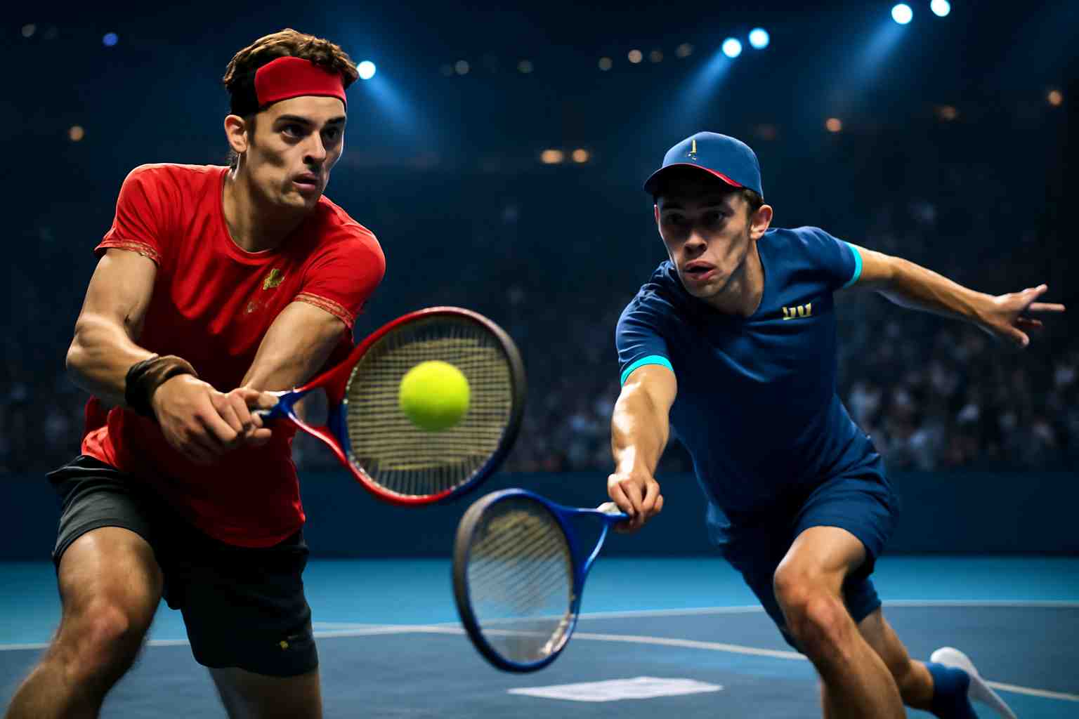suivez en direct le duel palpitant entre taylor fritz et alex de minaur lors des masters de turin aux atp finals sur eurosport. revivez chaque point et vibrez avec le tennis de haut niveau.