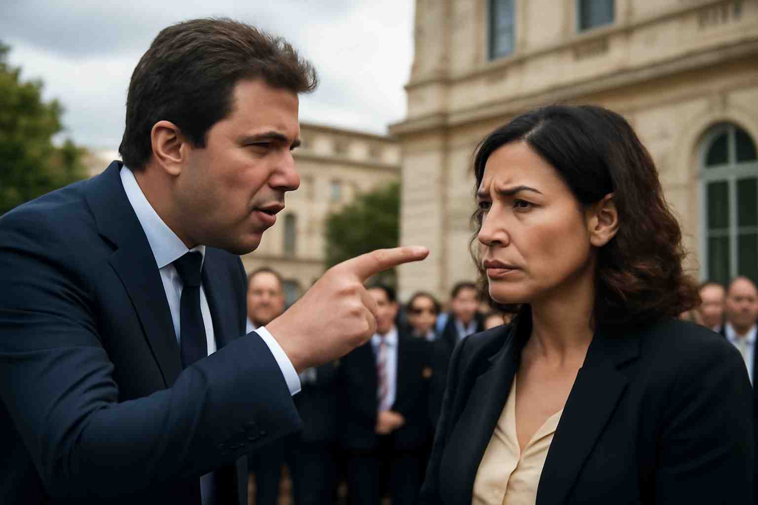 michaël delafosse critique vivement nathalie oziol, l'accusant de trahir les valeurs de la gauche et de dénaturer l'héritage de samuel paty.