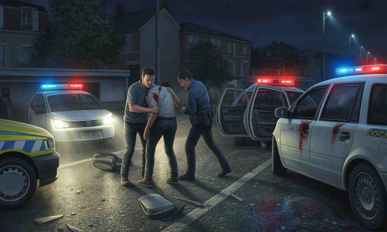 incident violent dans les hauts-de-seine : deux personnes poignardées et plusieurs véhicules endommagés lors d'une nuit agitée. en savoir plus sur les événements.