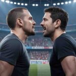 découvrez le face-à-face intense entre de zerbi et son plus grand rival lors du match om, avec des tensions palpables au sommet du classement.