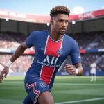 découvrez le jeune talent du psg qui attire l’attention, suivi comme anelka et coman, promettant un avenir brillant au club parisien.