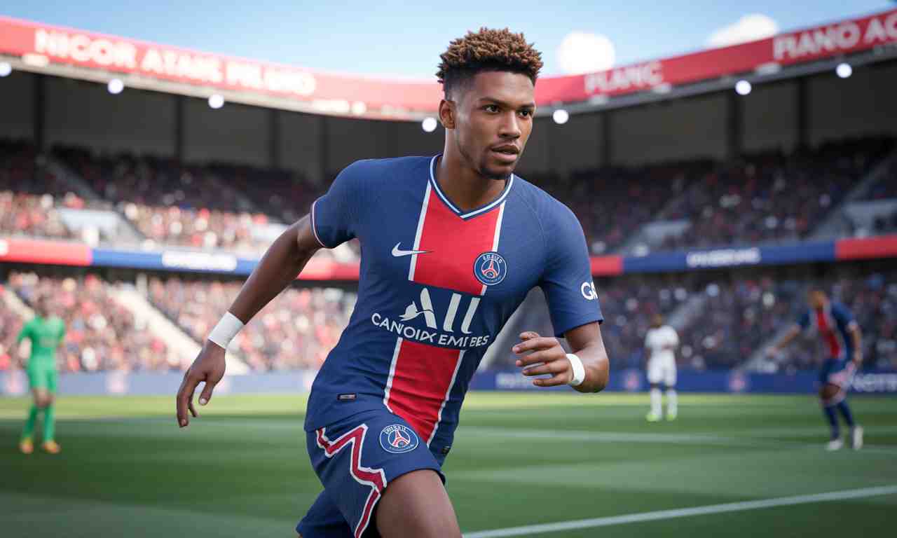 découvrez le jeune talent du psg qui attire l’attention, suivi comme anelka et coman, promettant un avenir brillant au club parisien.