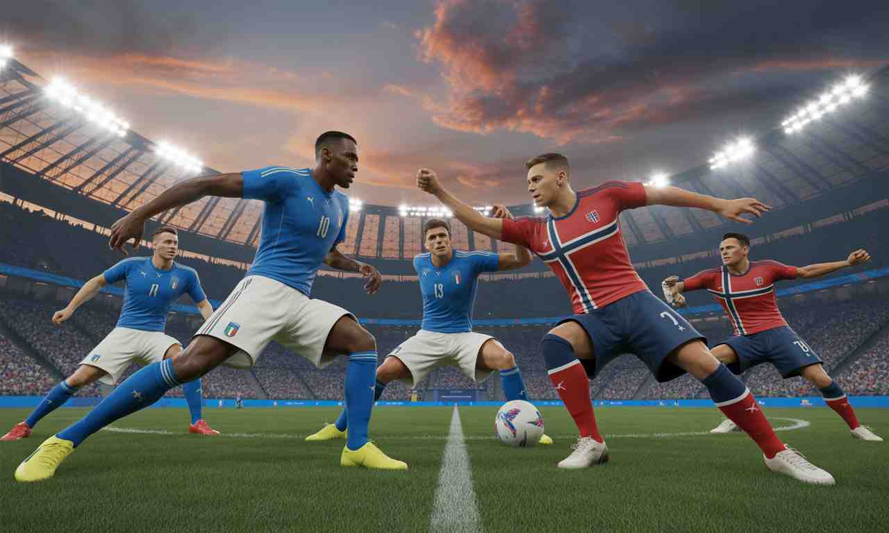 suivez le duel épique italie vs norvège en direct sur rai uno hd lors de la coupe du monde de football 2026, exclusivement sur pickx.be. ne manquez rien de l'action et vivez chaque moment intensément.