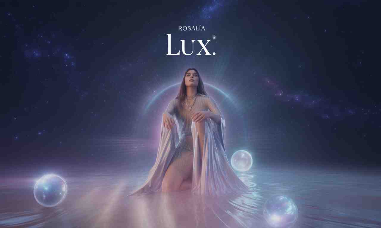 découvrez «lux», le nouvel album de rosalía où elle mêle exploration de l'infini et spiritualité pour un voyage musical inédit et envoûtant.