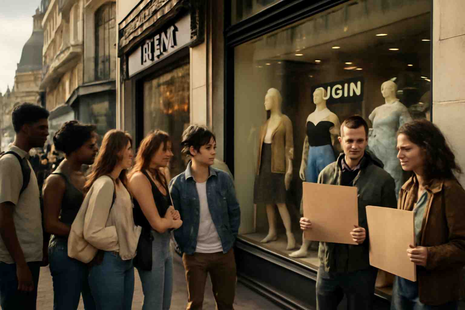 découvrez les réactions contrastées face à l'installation de shein au bhv : curiosité des acheteurs et indignation des opposants face à la montée de la mode chinoise.