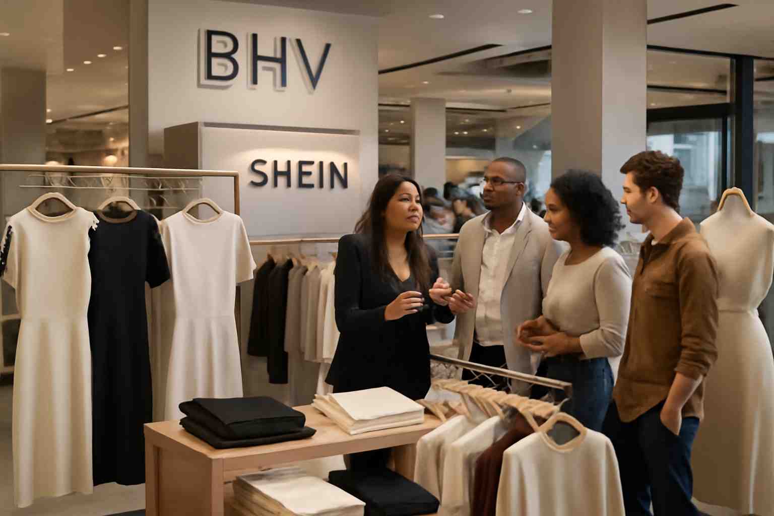 découvrez l'arrivée de shein au bhv et le plaidoyer de magali berdah pour le respect des choix des consommateurs dans le secteur de la mode.