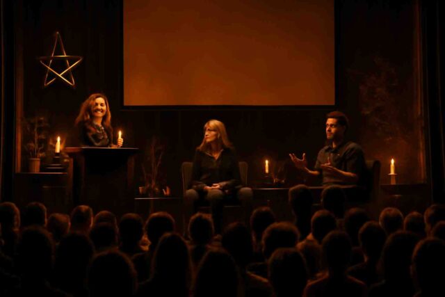 Une-soiree-envoutante-300-spectateurs-captives-par-la-conference-sur-les-sorcieres-animee-par-Lio-Rose-Lamy-et-Simon-Hardouin-Le-Berry-Republicain-640x427 Philippe de Belgique, papa tendre : le Palais partage une photo attendrissante de sa fille Éléonore à l'occasion de ses 18 ans