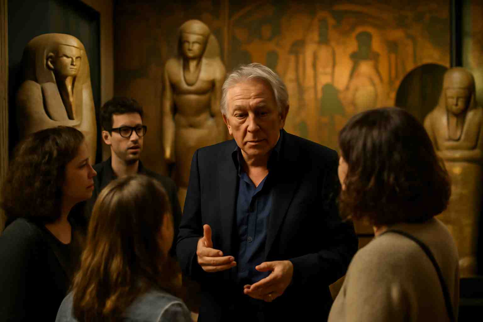 plongez dans l’égypte ancienne lors d’une soirée exceptionnelle au musée d’art et d’histoire de genève, en compagnie de l’écrivain célèbre christian jacq. découvrez ses récits fascinants et laissez-vous transporter par la magie de la civilisation pharaonique.