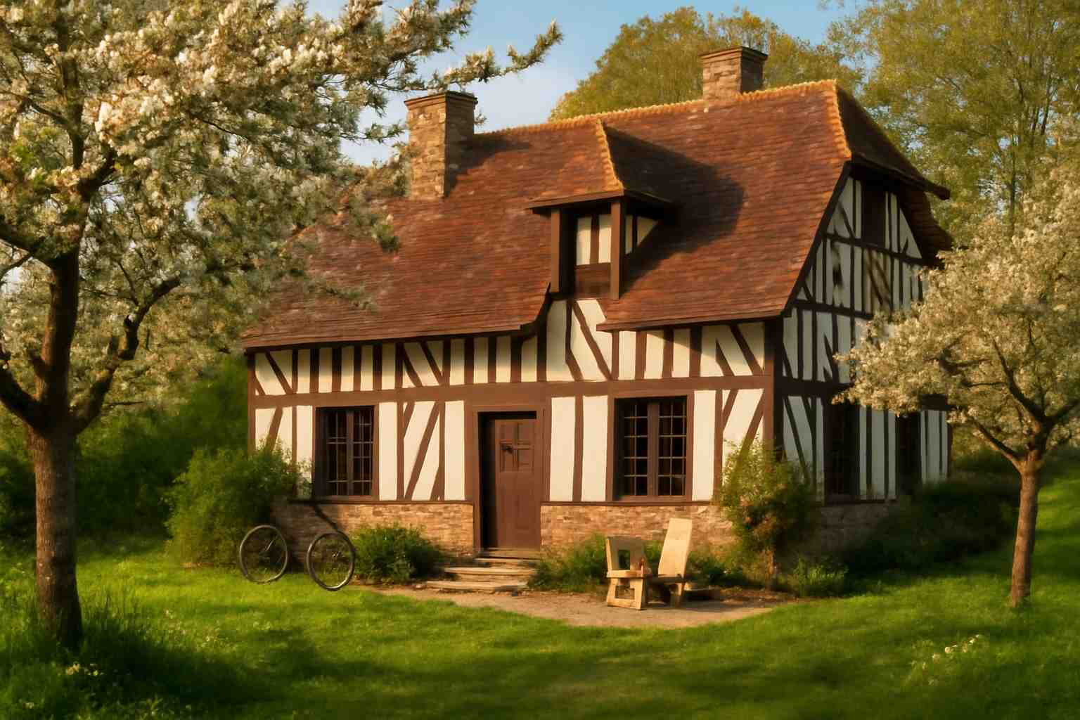 plongez dans l'univers paisible de william leymergie et découvrez sa résidence secondaire nichée dans le calvados, un véritable havre de sérénité selon le journal de la maison.