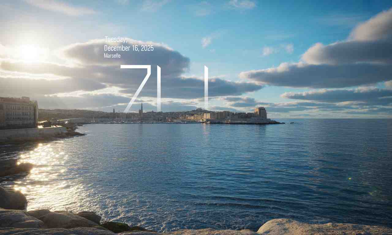 découvrez les prévisions météo pour marseille le mardi 16 décembre 2025 selon 20 minutes : températures, précipitations et conditions atmosphériques à prévoir.