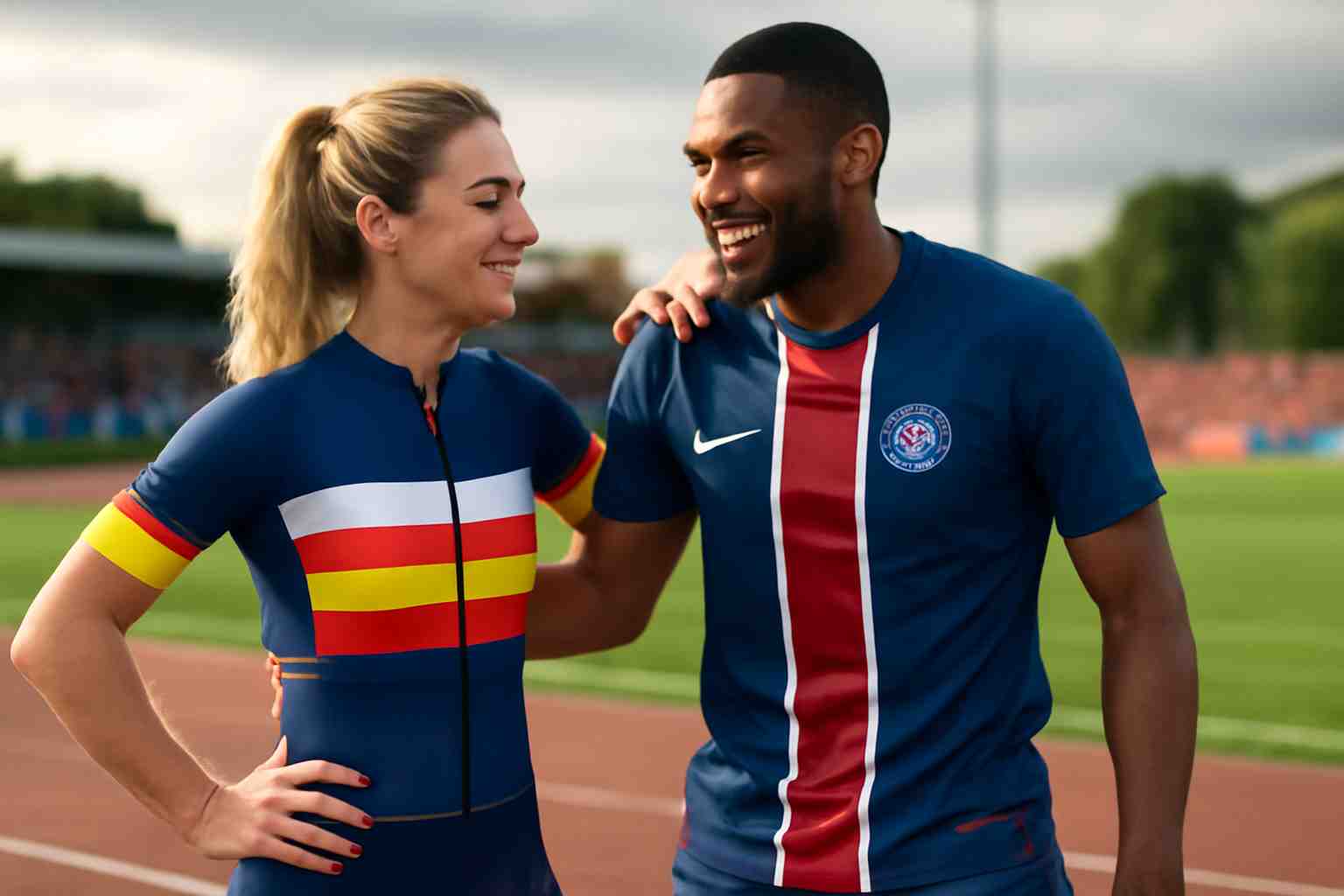 découvrez comment pauline ferrand-prévôt fait sensation en compagnie d'un célèbre joueur de football dans un événement sportif exceptionnel sur sports.fr.