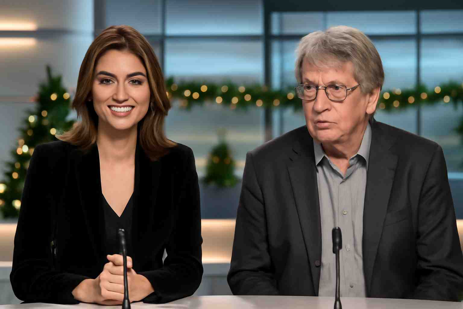 sonia mabrouk souhaite un « joyeux noël » en direct, créant un moment de gêne avec éric coquerel lors de leur échange à l'antenne.
