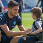 découvrez le moment d'exception où olivier giroud invite un enfant atteint de la myopathie d'ullrich à son entraînement dans le cadre du téléthon. une vidéo touchante qui met en lumière courage et solidarité.