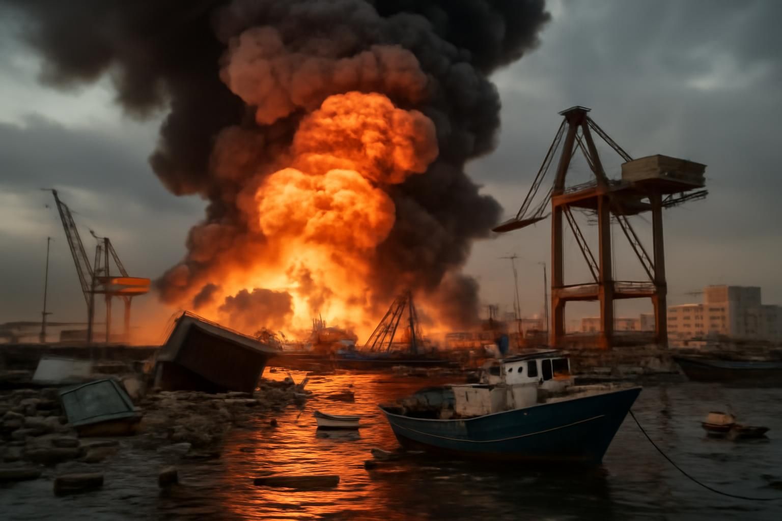 explosion dans un port iranien : israël écarte toute implication américaine selon bfm, révélant les tensions régionales.