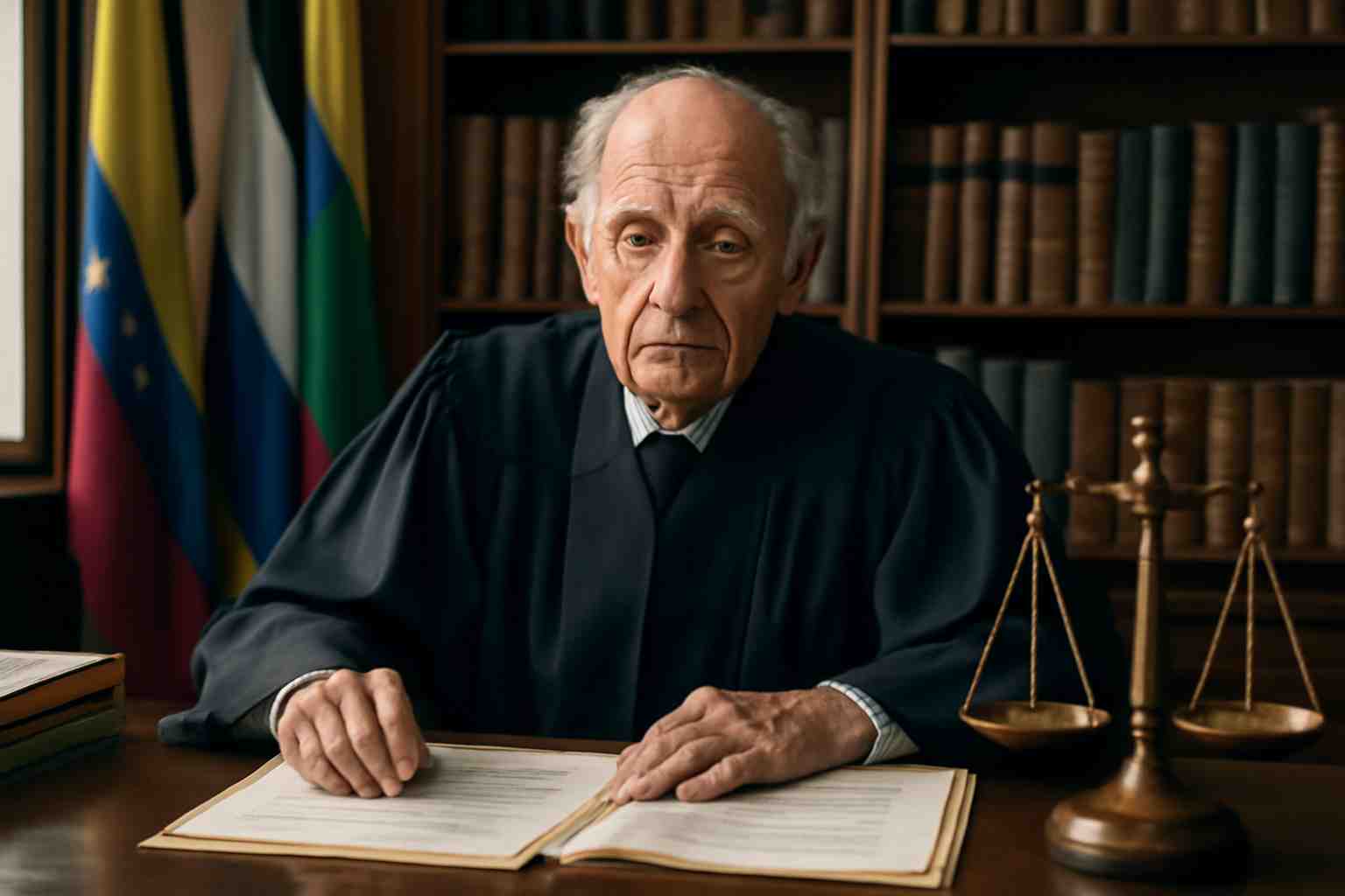 découvrez l'histoire du juge nonagénaire qui joue un rôle crucial dans le destin politique de nicolás maduro, dans un article exclusif du huffpost.