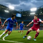 suivez en direct le match spectaculaire chelsea - west ham de la premier league 2025-2026 sur l'équipe. résultats, actions clés et commentaires en live.