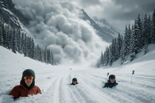 Chamonix-sous-la-neige-une-avalanche-spectaculaire-ensevelit-deux-pistes-des-skieurs-pris-au-piege-jusquau-cou-640x427 Thaïlande - Aviation : Suspension totale des vols entre le Moyen-Orient et le royaume