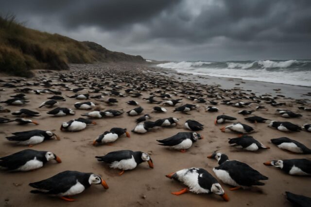 Des-milliers-de-macareux-echoues-sur-les-plages-atlantiques-le-chaos-provoque-par-des-vents-violents-640x427 L'infarctus n'est finalement pas réservé aux hommes